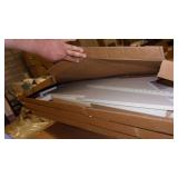 essential shelf 25 inch w white woo...