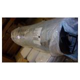 roll of thick black plastic...