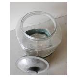 RARE Awesome Antique Curtiss Chicos Spanish Peanuts Jar  No Chips or Cracks