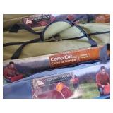 3 Camp Cots Camping Chair and Portable Toddler Bed  All in Good Working condition