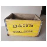 Vintage Wooden Dads Rootbeer Box Made by Flour City Wooden Box Inc. Mpls Minn