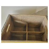 Vintage Wooden Dads Rootbeer Box Made by Flour City Wooden Box Inc. Mpls Minn