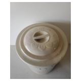 Gorgeous Red Wing Union Stoneware Co. Crock #6 w/ Lid  Beautiful With Wood Handles