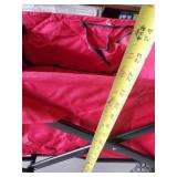 Red Folding Beach, Grocery, Laundry, Cart or whatever Needs you may need to move things