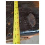 Large Heavy Sturdy Wooden Work Bench with 2 Drawers and Attached Vise On Wheels