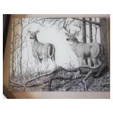 Lot of household Décor With Wooden 3D Clown Hanging, Wildlife Thermometer and More