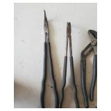 Lot of High Quality Craftsman Pliers Set of Various Types