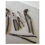 Lot of High Quality Craftsman Pliers Set of Various Types