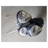 Wilson Golf Bag and Clubs In Good Condition with Some signs of use