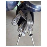 Wilson Golf Bag and Clubs In Good Condition with Some signs of use