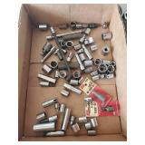 Box Full of Craftsman sockets and Wrenches