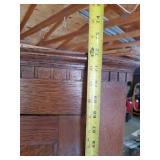 Tall Vintage Cabinet Clothing Wardrobe Beautiful Detail Solid Condition