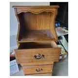 Tall Dresser with Shelf Cubby Solid Condition