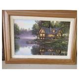 Household Wall Décor Lot, Signed Oil Painting, Terry Redlin, Kim Norlien and More