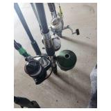 Lot of Fishing Poles Open and Closed Face in Good useable Condition