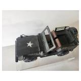 Awesome Military Jeep Display with Display Case