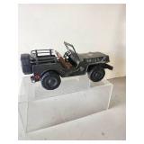 Awesome Military Jeep Display with Display Case