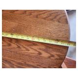 Side Tables one Round one Square with Drawer solid Condition