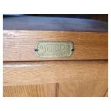 White Clad Cabinet with rotating Table Top