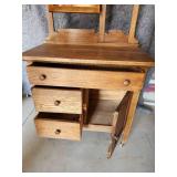 Gorgeous Antique Bedroom Vanity with Swivel Mirror