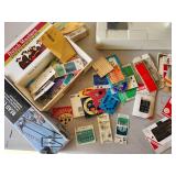 Model 6267 Singer Sewing machine, Works, and a lot of misc. sewing Accessories Needles, Snaps, Hooks and so much more