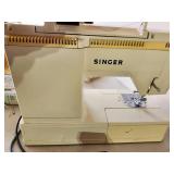 Model 6267 Singer Sewing machine, Works, and a lot of misc. sewing Accessories Needles, Snaps, Hooks and so much more