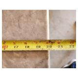 Solid Beautiful side table with great detail and marble top