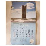 RARE Super Cool Mobiloil Cans and AWESOME 1955 Mobilgas Calander