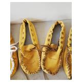 Lot of 3 Pair of Elks Thank Veterans Moccasins one pair shows light wear the rest have never been worn