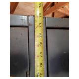 Large Connected Lockers with Harley Davidson Magnets Good Solid Preowned Condition - Sturdy!