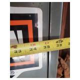 Large Connected Lockers with Harley Davidson Magnets Good Solid Preowned Condition - Sturdy!