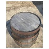 Large Solid Wooden Barrel Good solid condition Looks Great