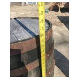 Large Solid Wooden Barrel Good solid condition Looks Great