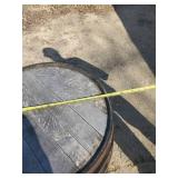 Large Solid Wooden Barrel Good solid condition Looks Great