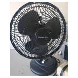 Electronic Lot With a Comfort Zone Fan, Vintage Boston Pencil sharpener, I Home Sound System, and Small room Size Humidifier