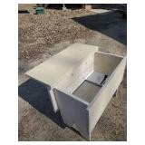 Vintage Flip Top Wooden Bench/Potato Box  Solid Condition