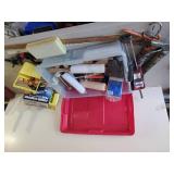 Painting Lot Power Stripper, Rollers Brushes, Clamps, Wood working Tools and MORE