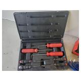Various Lot of Tools  Deep impack Socket Set, Titan Allen Wrench Set, Screw Drivers and more