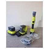 Ryobi  Cordless Multi Tool Sander and Charger Working