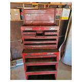 Large Standing Craftsman Tool Chest of Drawers On Wheels Great Garage organizer