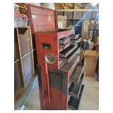 Large Standing Craftsman Tool Chest of Drawers On Wheels Great Garage organizer