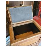 Antique wooden IceBox/ Refrigerator in good solid condition Very Cool Piece