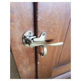 Antique wooden IceBox/ Refrigerator in good solid condition Very Cool Piece