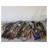 If you need a tool this is your lot  Various items Gallore Scrappers, Crowbars, Pliers Hand Saws you name it