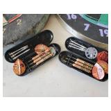 Sports Lot Never Used Retired MN State Flag  2 Good ol Fashion Dart Boards with Darts, Vikings Hard Hat, Vintage World Champ Wheaties Box and More