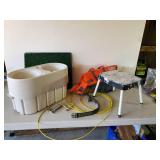 Pet Lot,Raised  water/food Bowl, Lifevest, Spike Collar and more