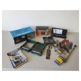 Drill Bit Lot Voltmeter Drill Doctor & Drill Sharpener