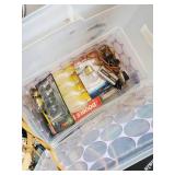 Great Sewing Craft Lot with Vintage Crayola Color Drawing Set