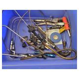 Various Lot of Misc Tools,  Hammers, Sockets, Drill Bits Comes with Plastic Tub