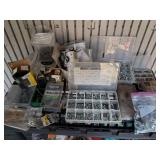 LARGE LOT of Hardware! Misc Screws Nails Washers You Name it!!!!!